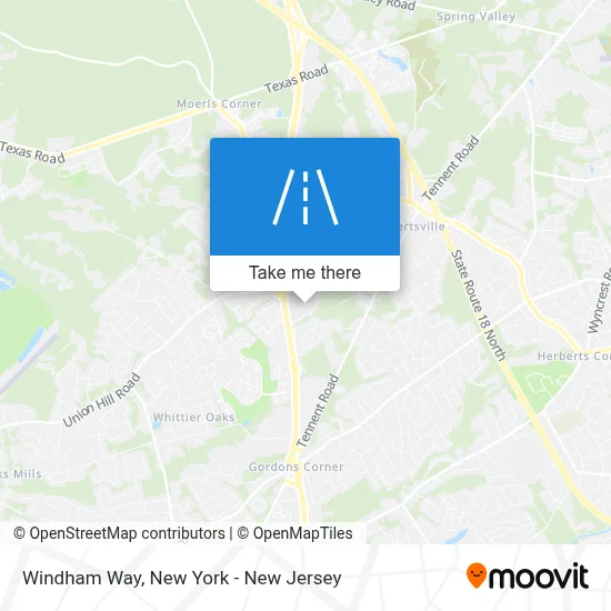 Windham Way map
