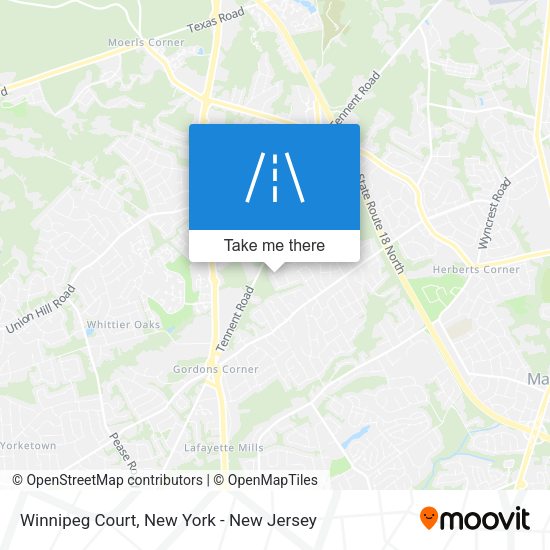 Mapa de Winnipeg Court