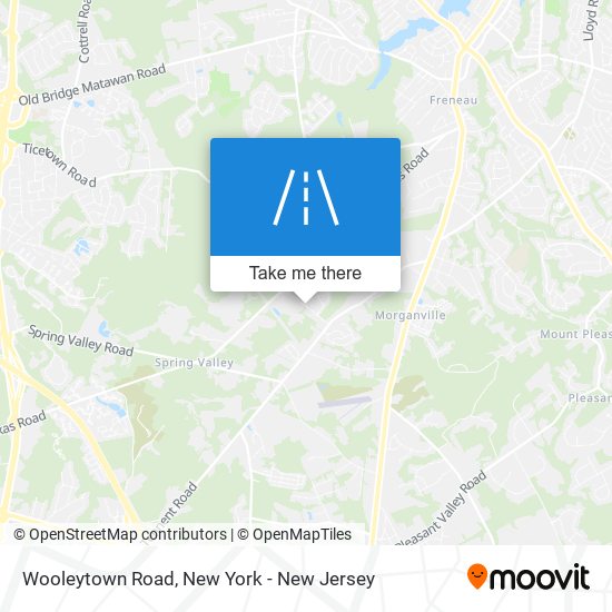 Wooleytown Road map