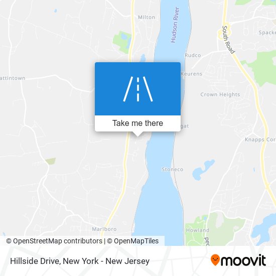 Mapa de Hillside Drive