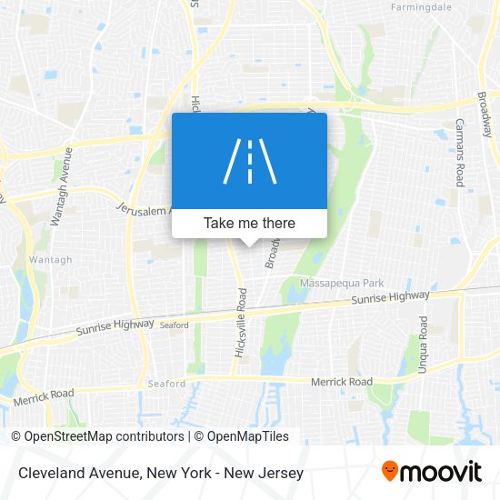 Mapa de Cleveland Avenue