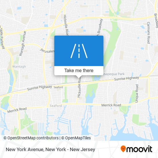 New York Avenue map