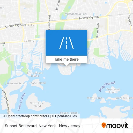 Sunset Boulevard map