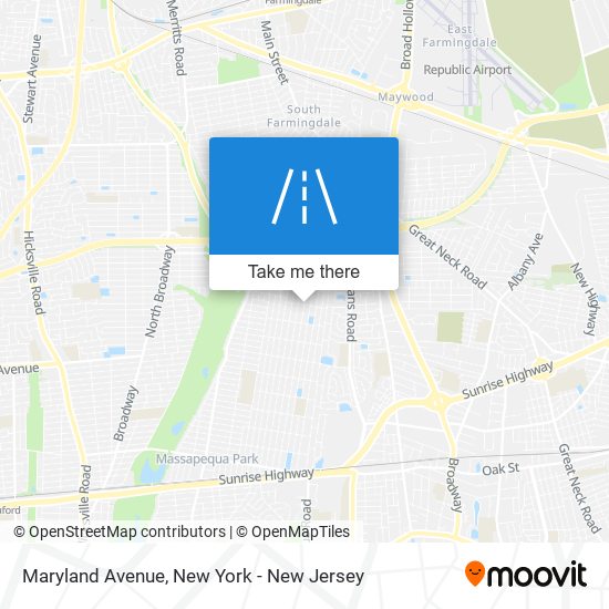 Maryland Avenue map