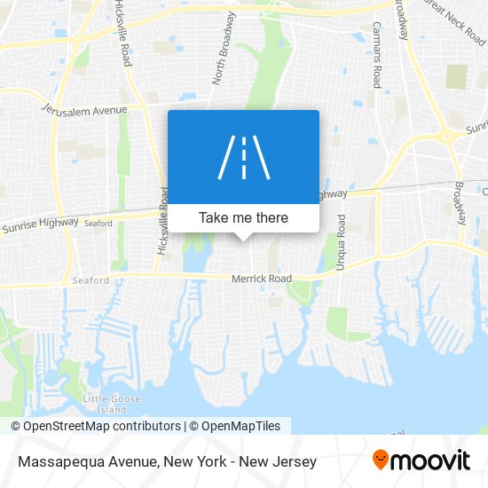 Massapequa Avenue map