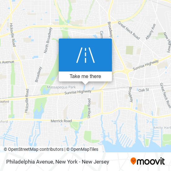 Mapa de Philadelphia Avenue