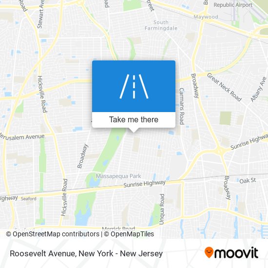 Roosevelt Avenue map