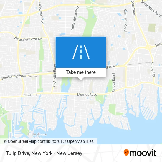 Tulip Drive map