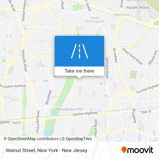 Mapa de Walnut Street