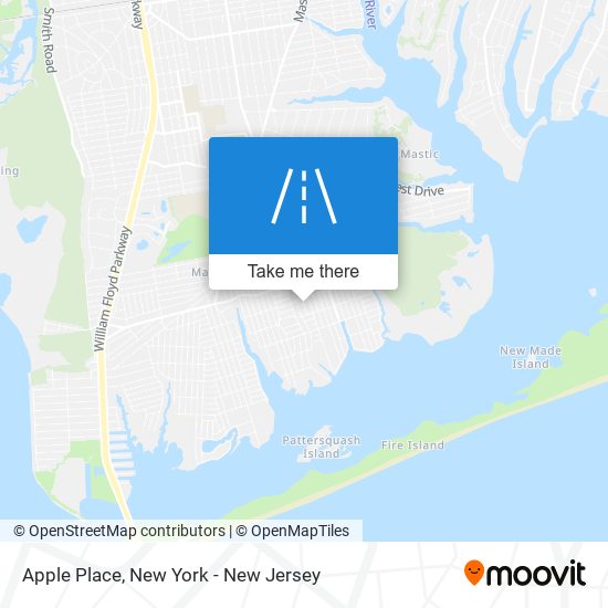 Apple Place map