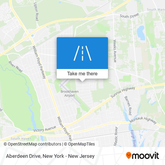 Aberdeen Drive map