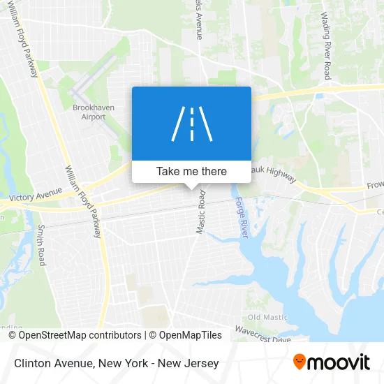 Clinton Avenue map