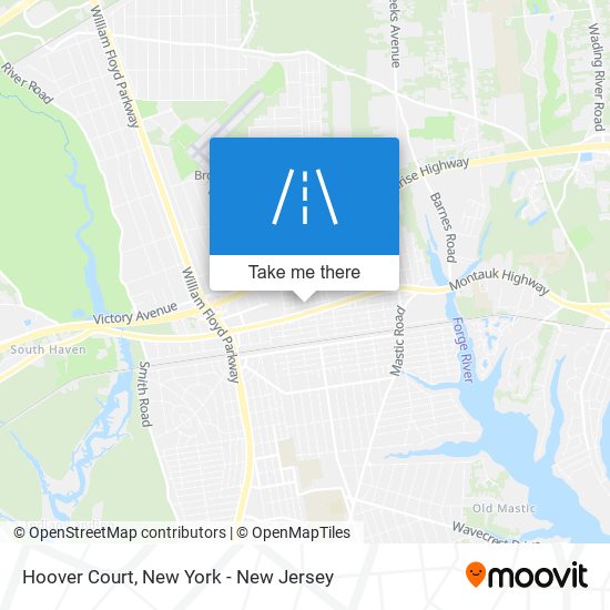 Hoover Court map