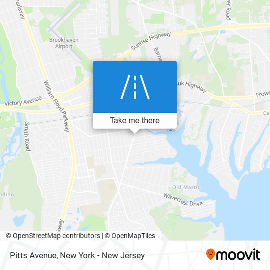 Pitts Avenue map