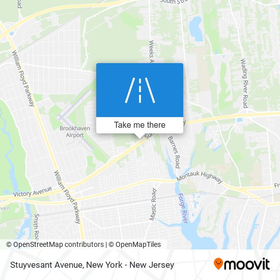 Mapa de Stuyvesant Avenue