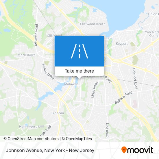 Mapa de Johnson Avenue
