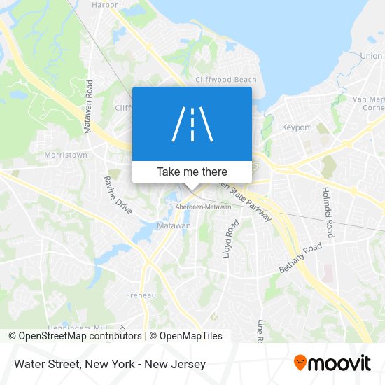 Mapa de Water Street