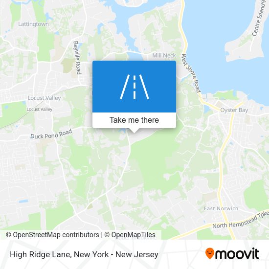 Mapa de High Ridge Lane
