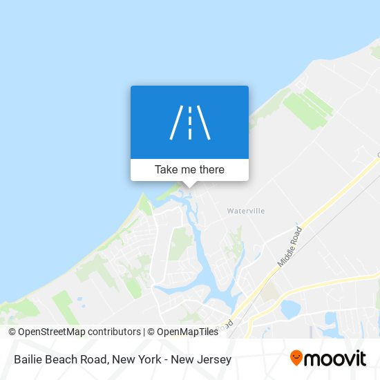 Bailie Beach Road map