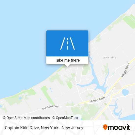 Captain Kidd Drive map