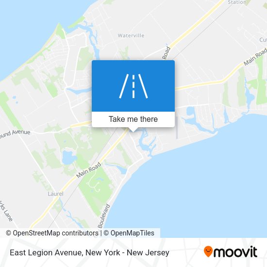 Mapa de East Legion Avenue