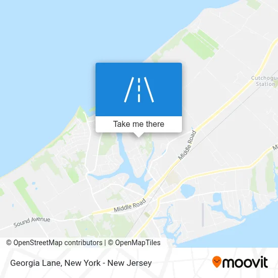 Georgia Lane map