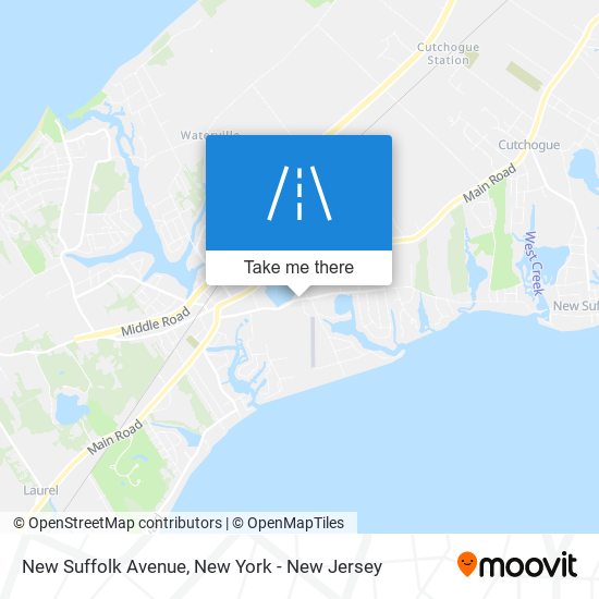 Mapa de New Suffolk Avenue