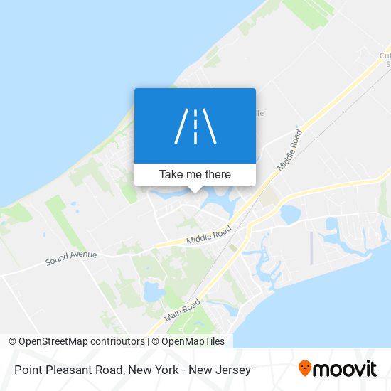 Point Pleasant Road map