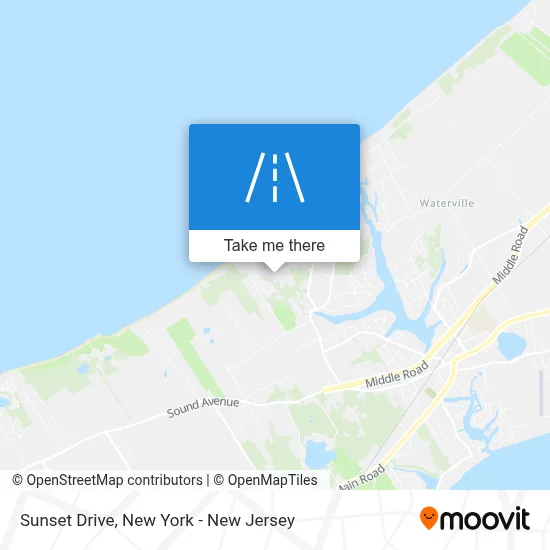 Sunset Drive map
