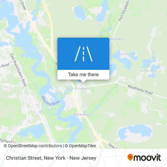 Christian Street map