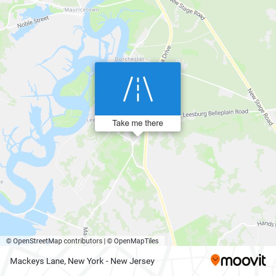 Mackeys Lane map