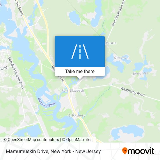 Mamumuskin Drive map