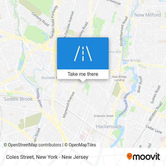Mapa de Coles Street