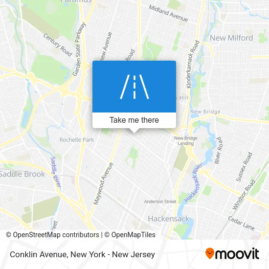 Conklin Avenue map