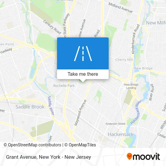 Grant Avenue map