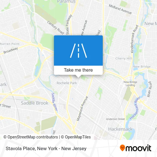 Stavola Place map
