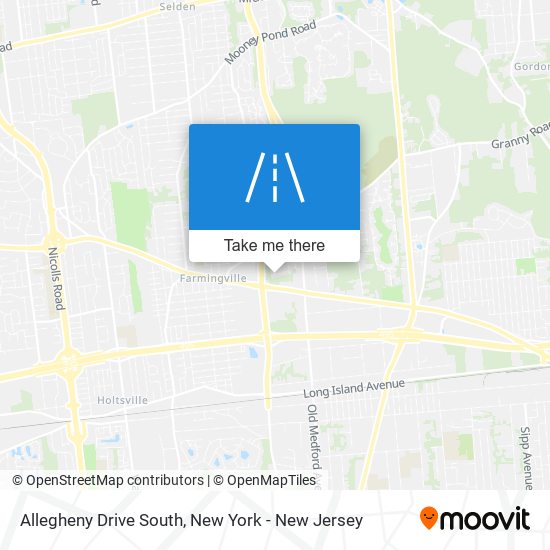 Mapa de Allegheny Drive South