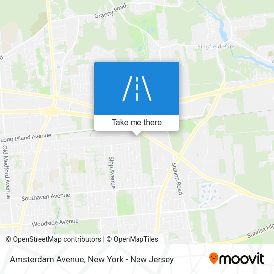 Mapa de Amsterdam Avenue