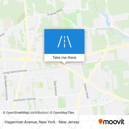 Hagerman Avenue map