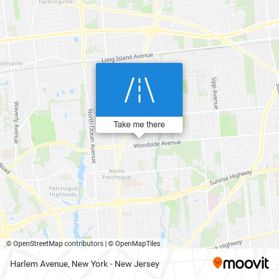 Harlem Avenue map