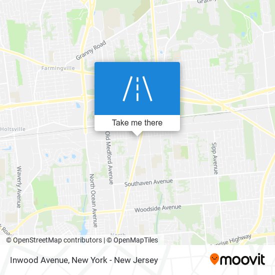 Inwood Avenue map