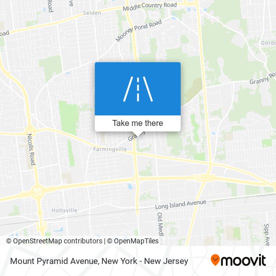 Mount Pyramid Avenue map