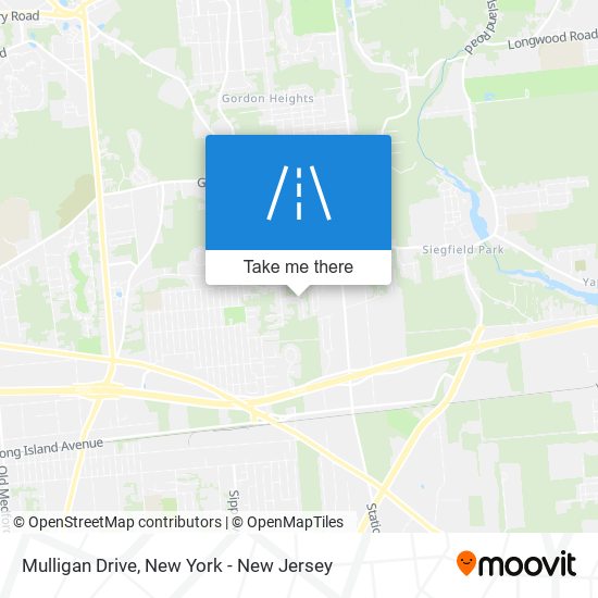 Mulligan Drive map