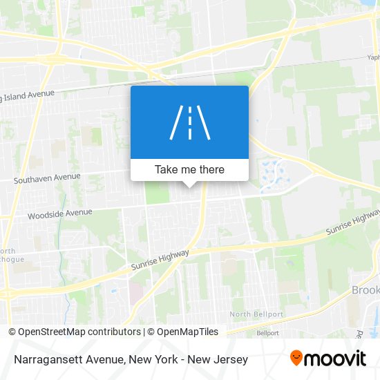 Narragansett Avenue map