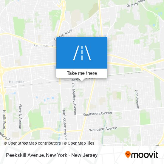 Mapa de Peekskill Avenue