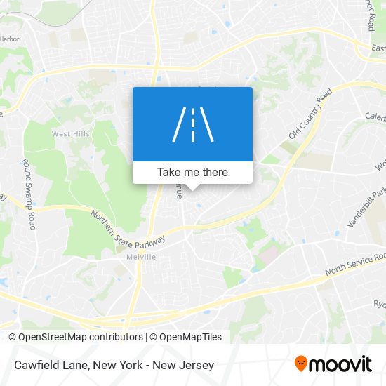 Cawfield Lane map