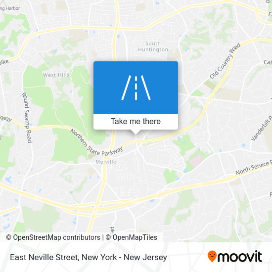 Mapa de East Neville Street