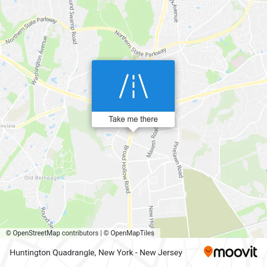 Huntington Quadrangle map