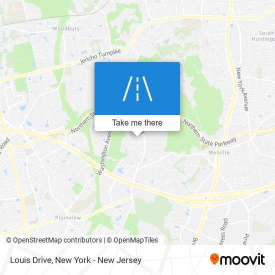 Louis Drive map