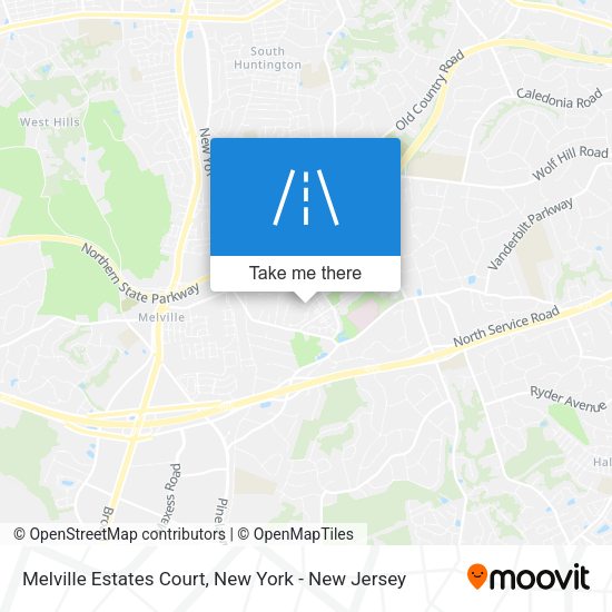 Mapa de Melville Estates Court